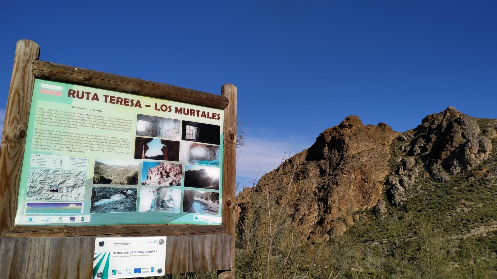 Ruta senderista Teresa - Los Murtales