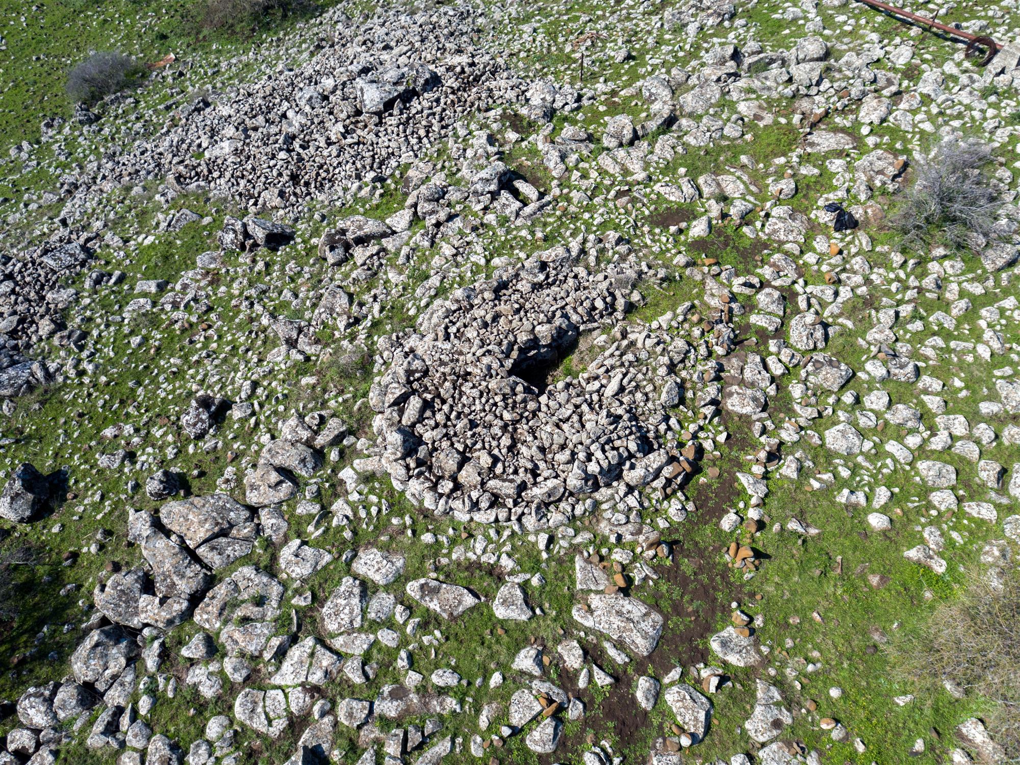 Gran dolmen de Shamir. Fuente: NG/Shmuel Magal, Israel Antiquities Authority