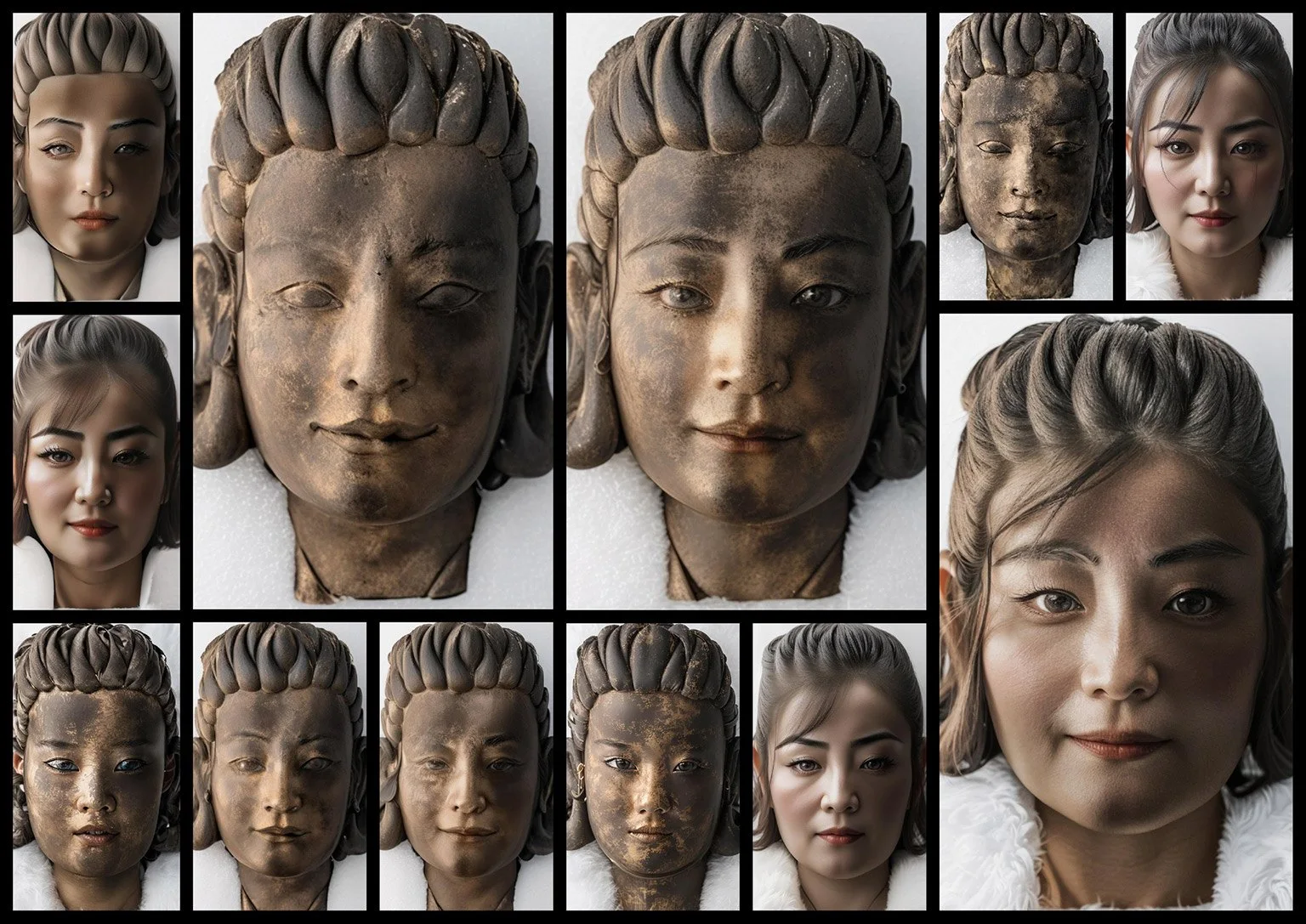 Reconstrucción fenotípica del rostro de la "Dama del Turuñuelo" a través de IA y herramientas de edición de imagen - Georgeos Díaz-Montexano